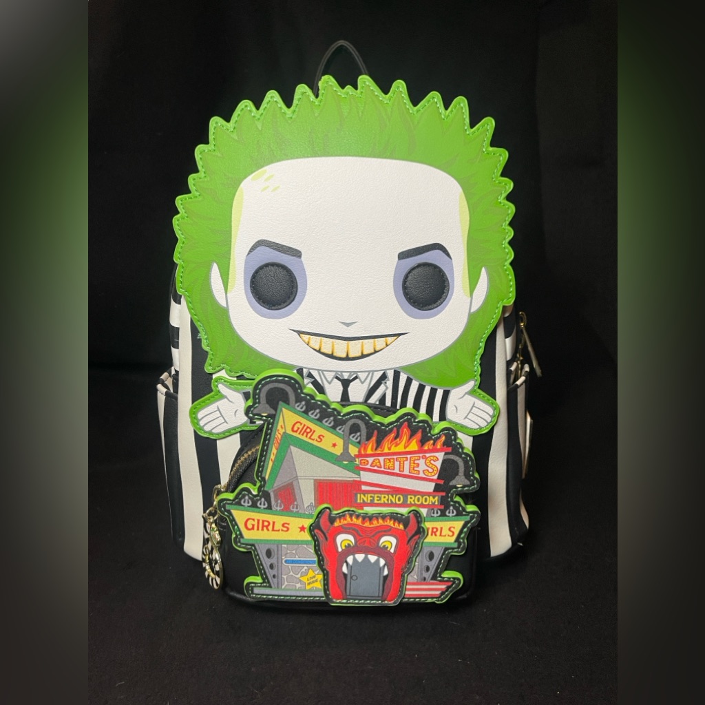 Pop By Loungefly Beetlejuice Dante's Inferno Mini Backpack